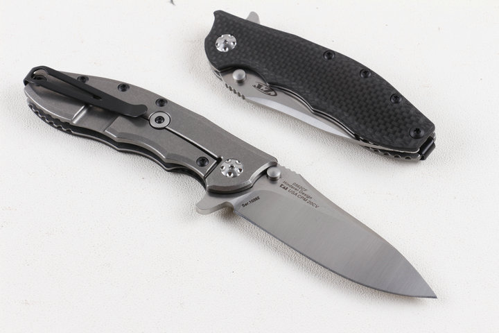 ZT0562CF CPM 20CV  Zero Tolerance Titanium handle folding knife UD405179